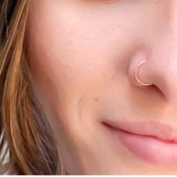 Jewelry - 14k Solid Gold Hoop Nose Ring